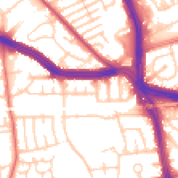 Daytime road noise heatmap for L13 4BD