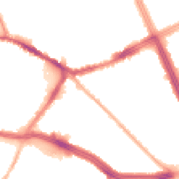Night-time road noise heatmap for L13 5SD