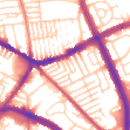 Daytime road noise heatmap for L13 5SR