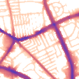 Daytime road noise heatmap for L13 5ST