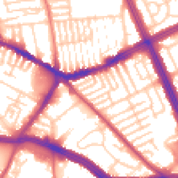 Daytime road noise heatmap for L13 5SW