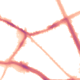 Night-time road noise heatmap for L13 5SW