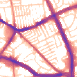 Daytime road noise heatmap for L13 5TA