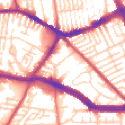 Daytime road noise heatmap for L13 5TE