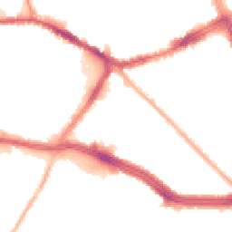 Night-time road noise heatmap for L13 5TE