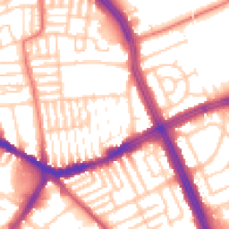 Daytime road noise heatmap for L13 5TP