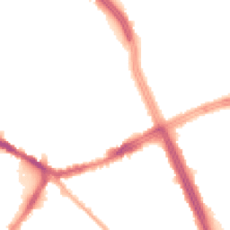 Night-time road noise heatmap for L13 5TP