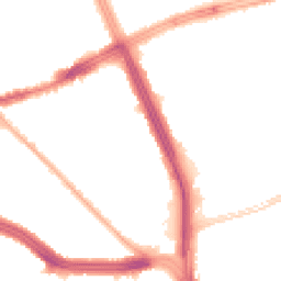 Night-time road noise heatmap for L13 5UP