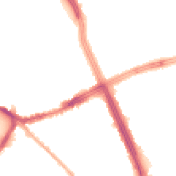 Night-time road noise heatmap for L13 5XD