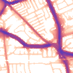 Daytime road noise heatmap for L13 5YH