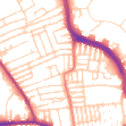 Daytime road noise heatmap for L13 6QD