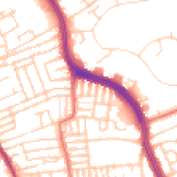 Daytime road noise heatmap for L13 6SB