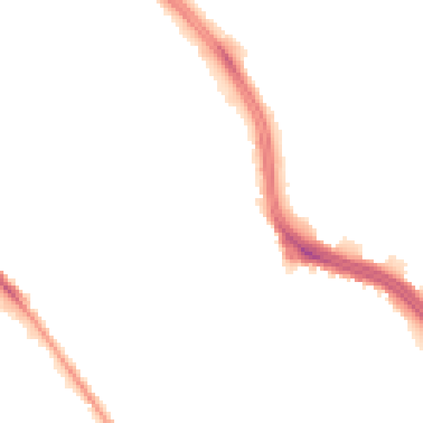 Night-time road noise heatmap for L13 7DL