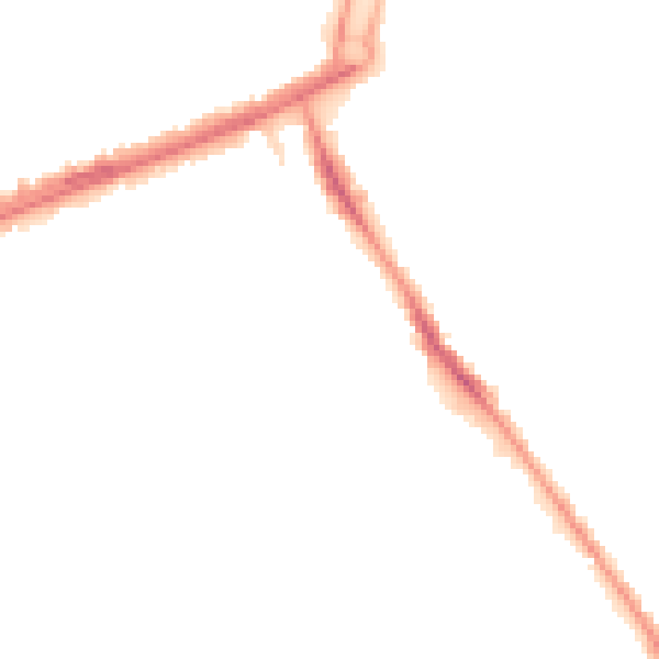 Night-time road noise heatmap for L13 7EH