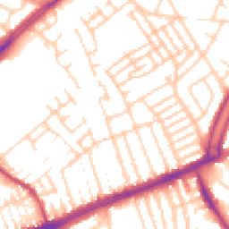 Daytime road noise heatmap for L13 8DZ