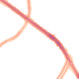 Night-time road noise heatmap for L13 9DB