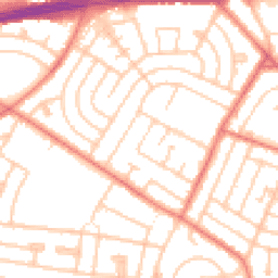 Daytime road noise heatmap for L14 0JW