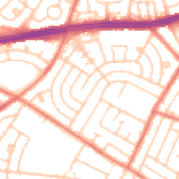 Daytime road noise heatmap for L14 0LN