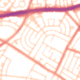 Daytime road noise heatmap for L14 0LP
