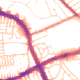 Daytime road noise heatmap for L14 1QN