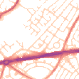 Daytime road noise heatmap for L14 2DH