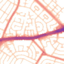 Daytime road noise heatmap for L14 2EL