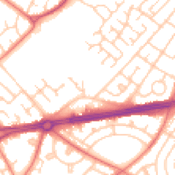 Daytime road noise heatmap for L14 2ER