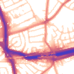 Daytime road noise heatmap for L14 3LG