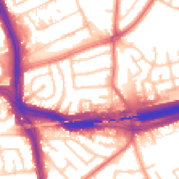 Daytime road noise heatmap for L14 3LH