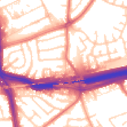 Daytime road noise heatmap for L14 3LS
