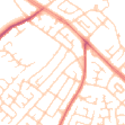Daytime road noise heatmap for L14 4BG