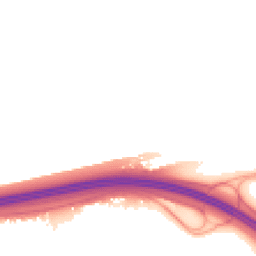 Night-time road noise heatmap for L14 6TD