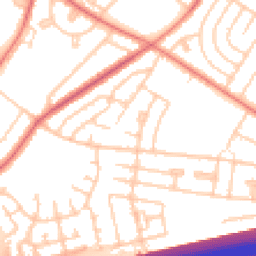 Daytime road noise heatmap for L14 6UJ
