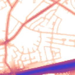 Daytime road noise heatmap for L14 7AE