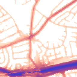 Daytime road noise heatmap for L14 7AX