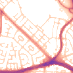 Daytime road noise heatmap for L14 8UE