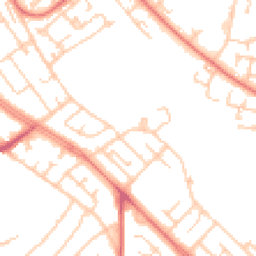 Daytime road noise heatmap for L14 8XN