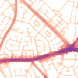 Daytime road noise heatmap for L14 9LL