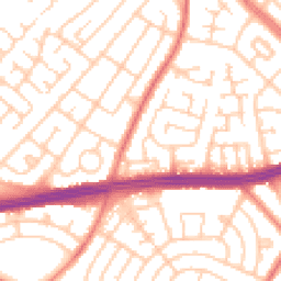 Daytime road noise heatmap for L14 9LU