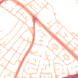 Daytime road noise heatmap for L14 9QX