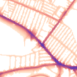 Daytime road noise heatmap for L15 0EB