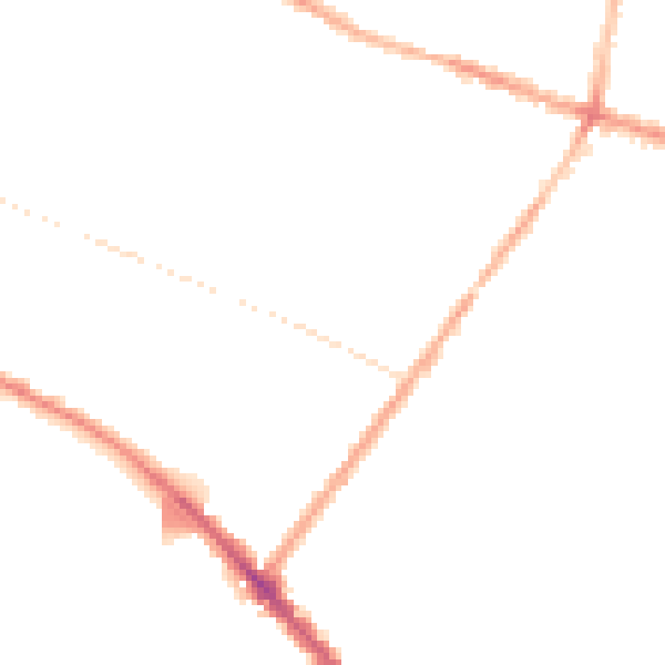 Night-time road noise heatmap for L15 0EF