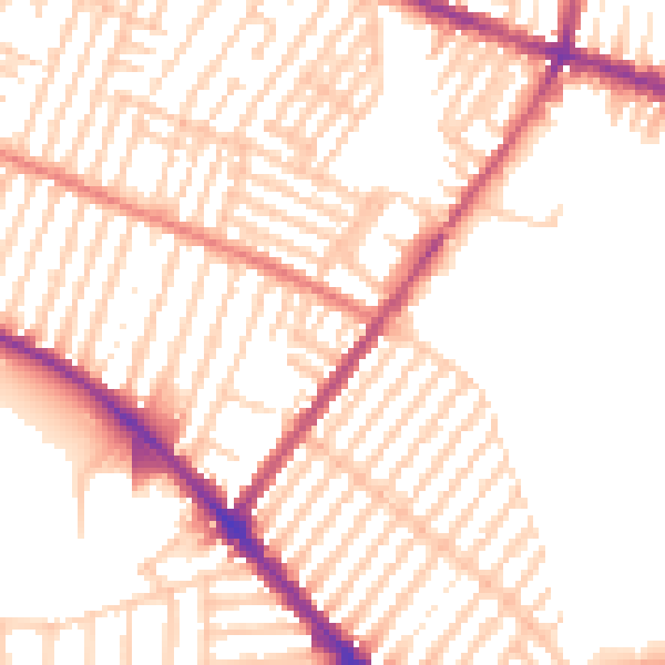 Daytime road noise heatmap for L15 0ES