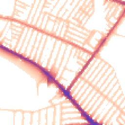 Daytime road noise heatmap for L15 0EW