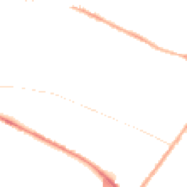 Night-time road noise heatmap for L15 0HH