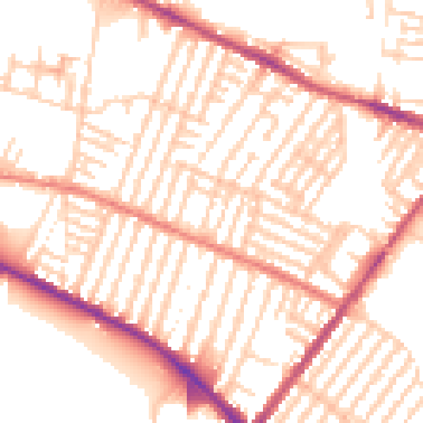 Daytime road noise heatmap for L15 0HP