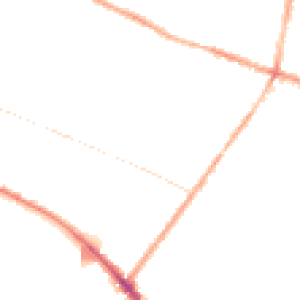 Night-time road noise heatmap for L15 0HQ