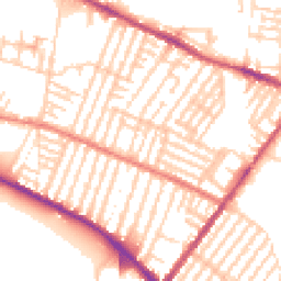 Daytime road noise heatmap for L15 0HR