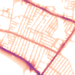 Daytime road noise heatmap for L15 0HS