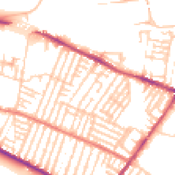 Daytime road noise heatmap for L15 1ET